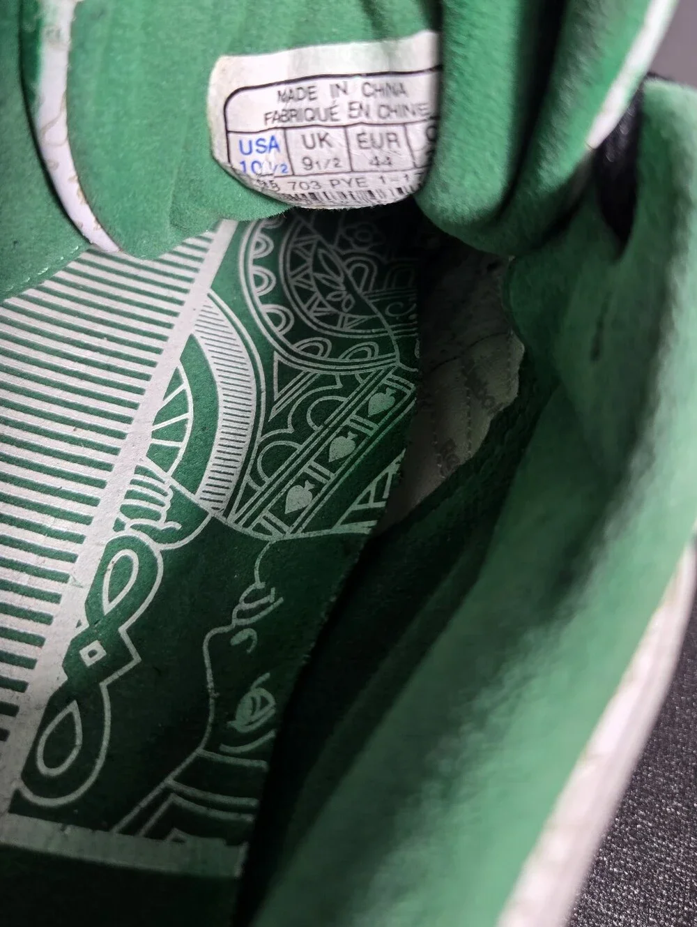 Rare Reebok ERS 2000 Jack Of Spades Royal Flush Pack Size 10.5